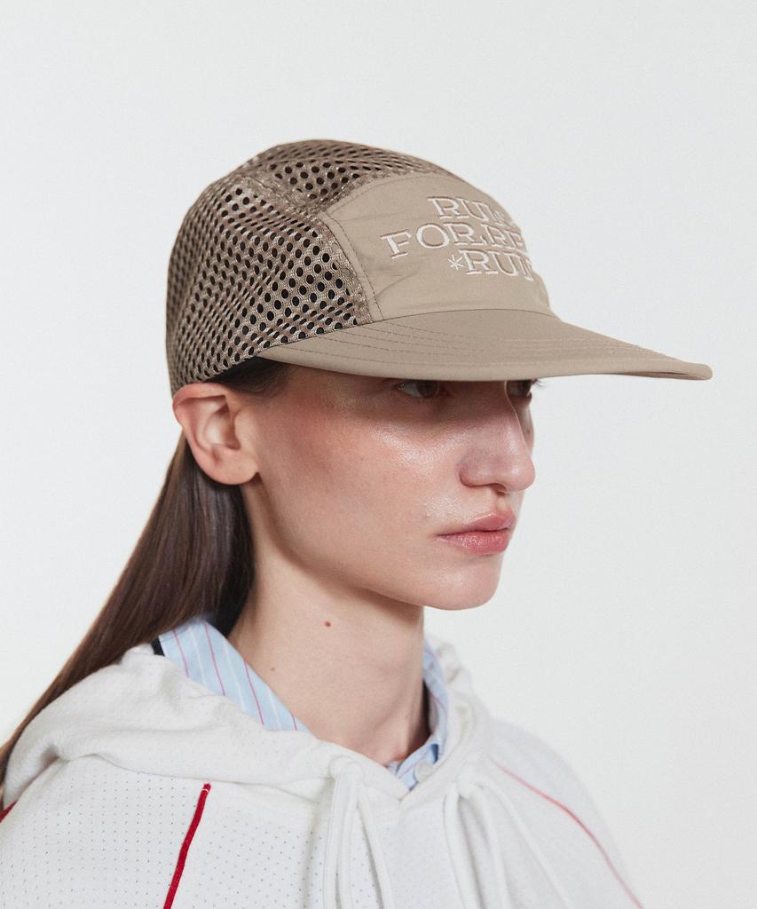 Кепка-сетка Minasu Run For Rest Run Mesh Camp Cap_Бежевый