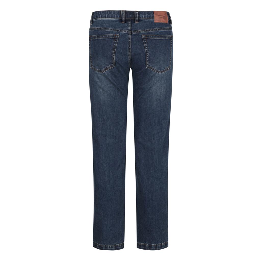 FERRAROMILANO Men'S Indigo Real Denim Pants Navy (Am0Dsl15549)