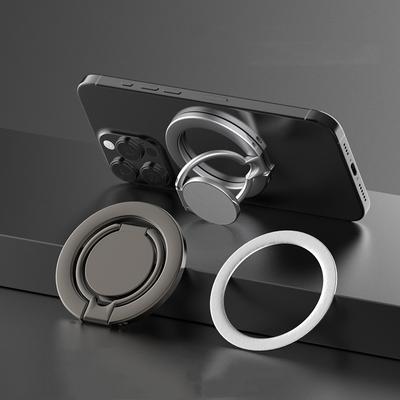 Держатель-кольцо для телефона MagSafe, портативный, с двусторонним магнитом, держатель для телефона, подставка с сильным магнитом для iPhone 14 15 16