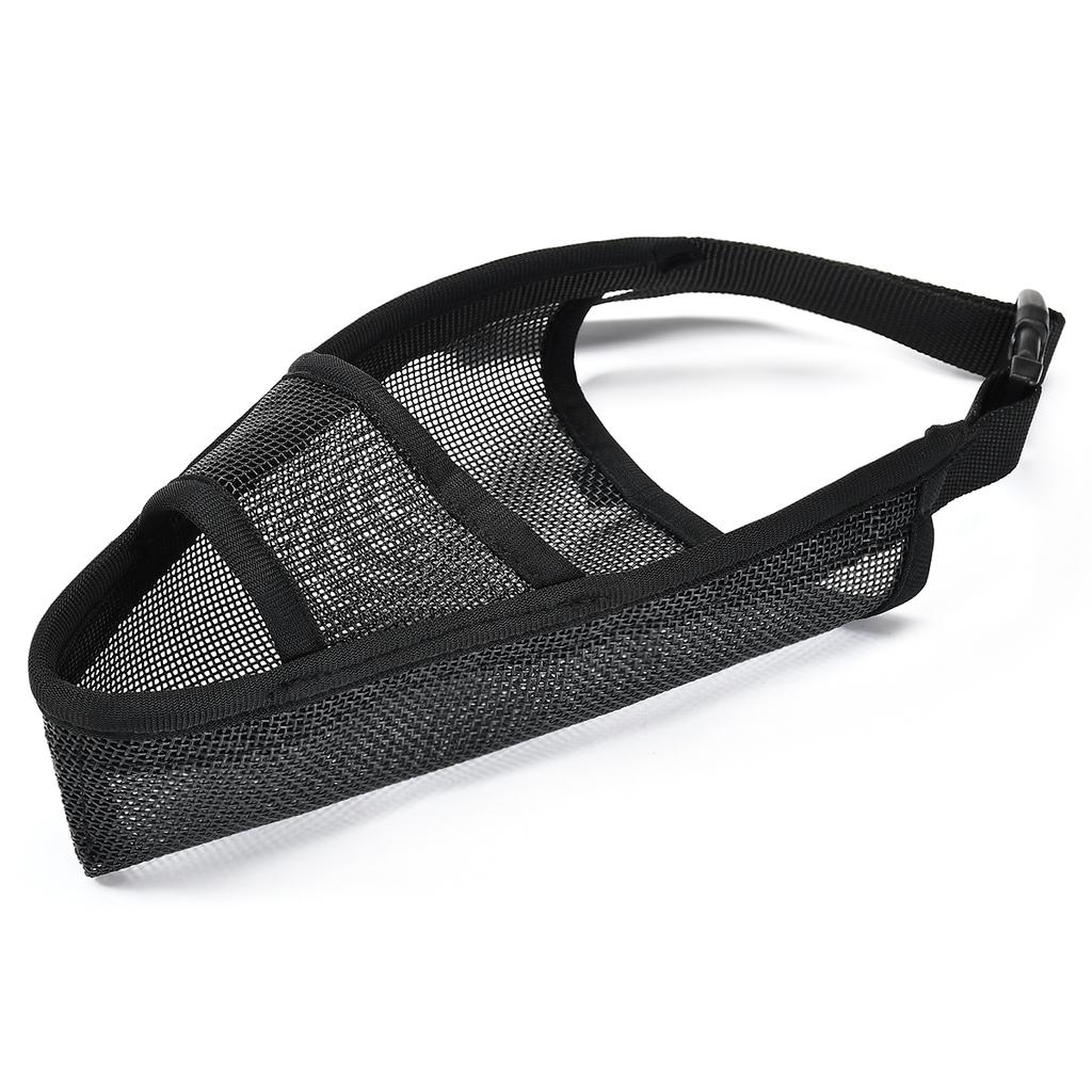 Soft Nylon Dog Muzzle With Adjustable Breathable Mesh Anti-Biting Anti-Barking Licking Prevention, Comfortable Dog Mask