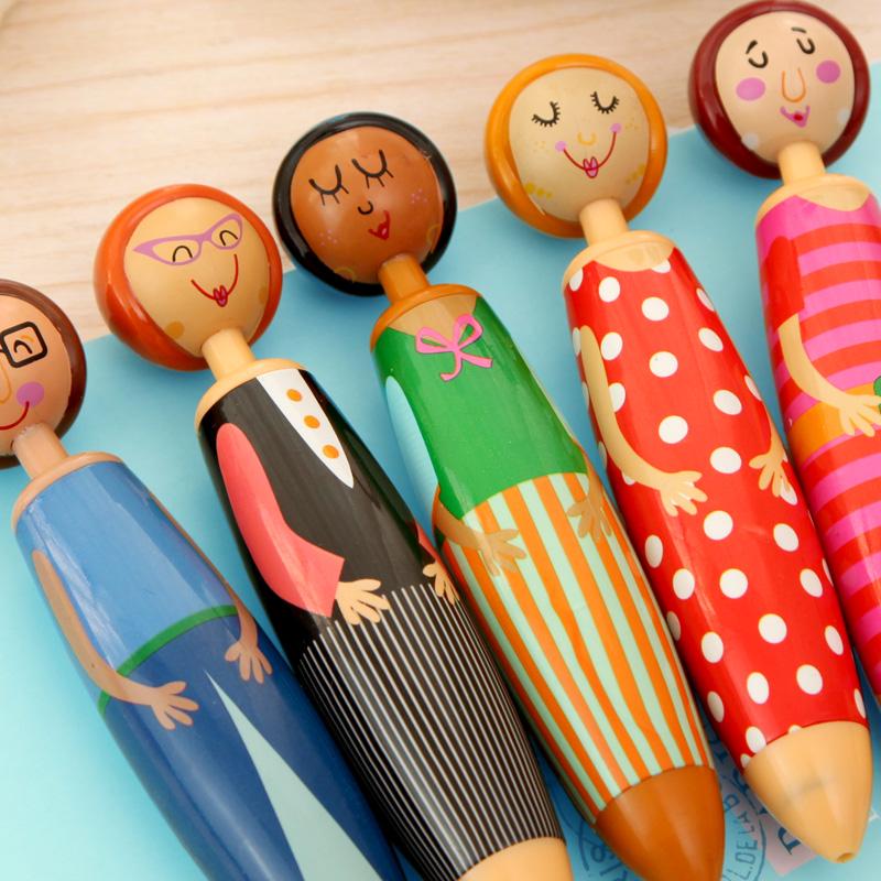 Подарочный набор шариковых ручек в виде куколок, 5 штук в наборе