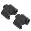 Pair of 7/8in Motorcycle Handlebar Riser 30mm Height Increasing Handle Bar Mount Clamp Riser for 650