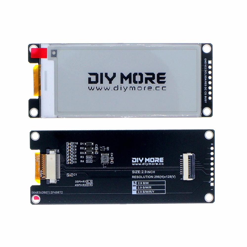 1.54-inch 2.9-inch E-Paper Display DC2.2-3.7V Ultra-Low Power SPI Interface SSD1680 Driver Chip For Shelf Labels Smart Home