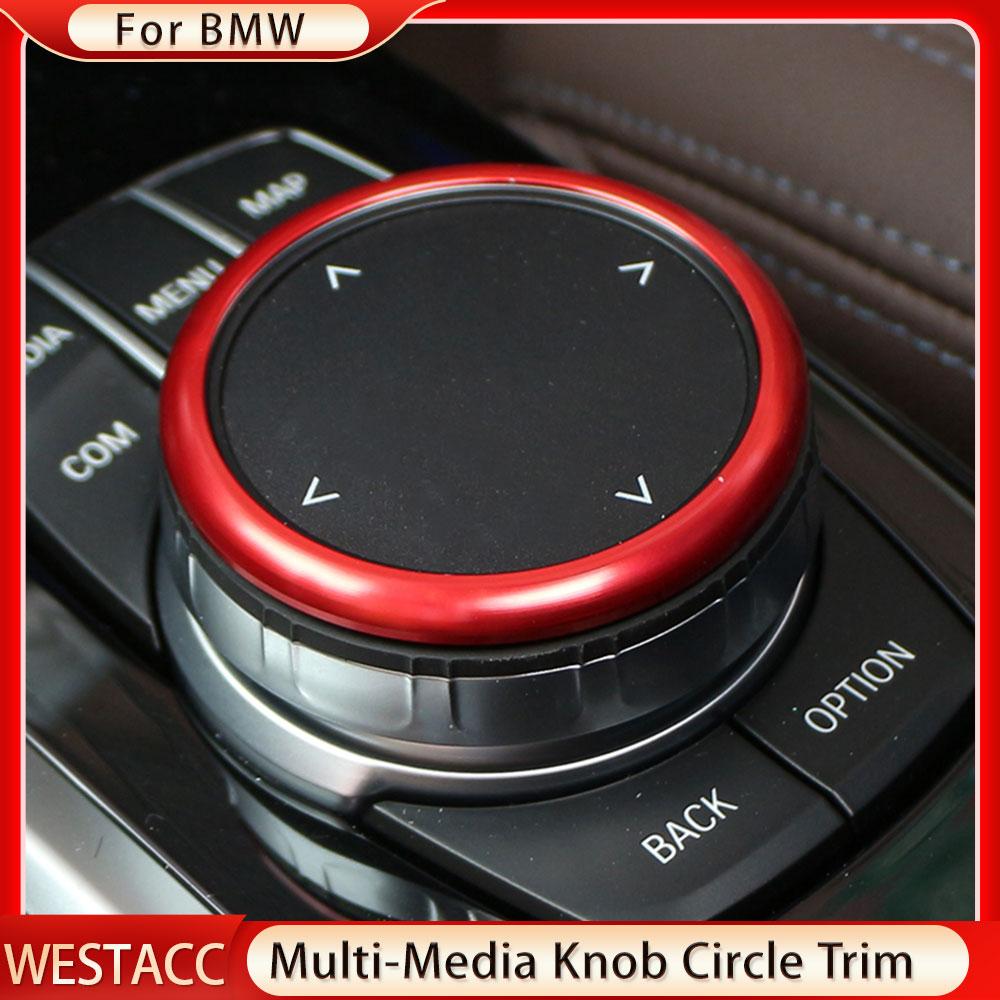 Рулевое колесо автомобиля, ручка регулировки громкости, круглая наклейка, накладка для BMW X3 G01 X4 G02 2018 2022
