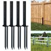 Heavy-Duty Fence Anchor Kit – Post Fixator & Ground Nails for Garden Fence Maintenance,  Ground Support Hardware