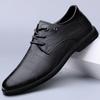 Модная Роскошная Марка Мужские Оксфорды Деловая Обувь Мужская Натуральная Кожа Повседневная Обувь на Шнуровке Высокое Качество Обувь для Ходьбы на Открытом Воздухе
