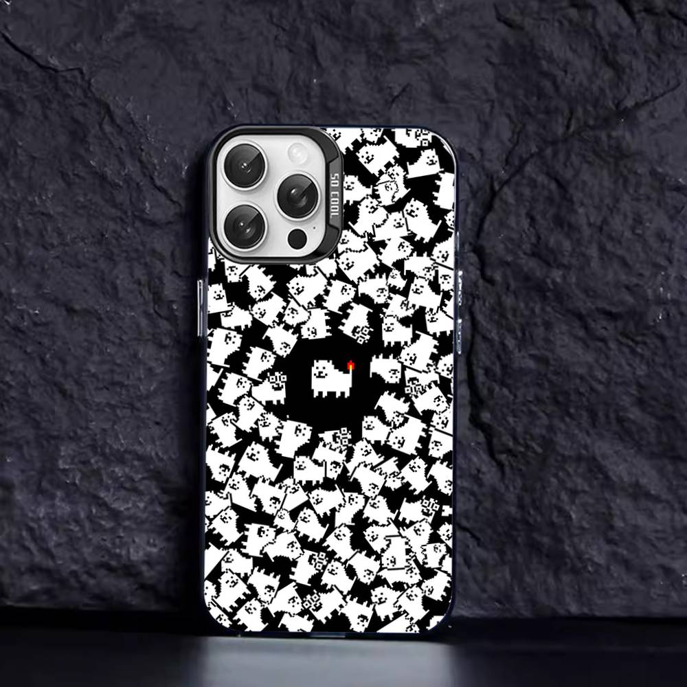 Чехол для телефона игра Undertale Цвет Серебристый Корпус Для IPhone 17 16 15 14 13 12 11 Pro Max Plus