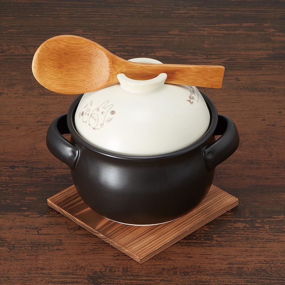 Skater Banko Ware Рисовая глиняная рисоварка Дизайн Мой сосед Studio Ghibli, Вместимость 1 чашка, Рисоварка, Тоторо, CHDN1-A