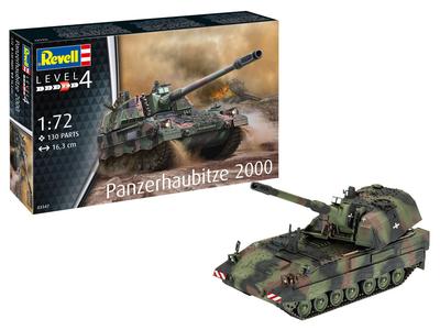 Revell 1/72 Немецкая самоходная гаубица Panzerhaubitze 2000 Пластиковая модель 03347