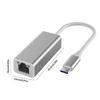 Адаптер Ethernet USB Type C 1000/100 Мбит/с USB к RJ45 Lan для Xiaomi Mi Box Nintendo Switch Сетевая карта Ноутбук ПК Windows