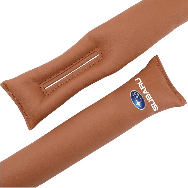 2PCS Car Seat Gap Filler Side Seam Plug Strip Leak-proof Filling Strip For Subaru Impreza Legacy WRX STI BRZ XV WRC Forester Crosstrek