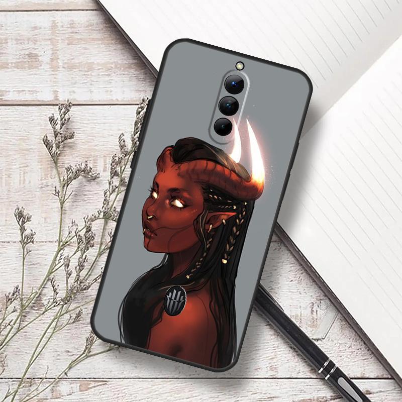 Чехол "Женщина-дьявол" для ZTE Nubia Red Magic 9 Pro Plus 6 7 8 Pro Red Magic 6S 7S 8S Pro 5G 5S 6R