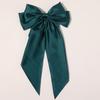 Red Velvet Bows Hair Ribbons Scrunchies for Women Girls Long Elastic Hair Ties Headwears Female Kids Styling Tools