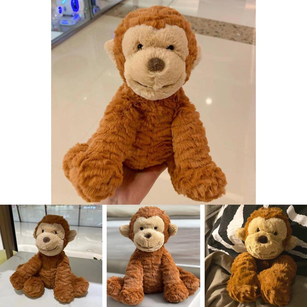 Monkey Plush Doll By Jellycat Fuddlewuddle With Pp Cotton Filling For Youth Gift