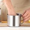 Масляный фильтр из нержавеющей стали Кухонная емкость для хранения растительного масла Большой вместимости Домашняя кухня Банка-сито для жира для кемпинга пикника