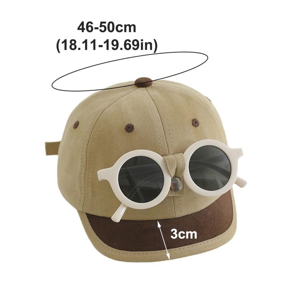 Adjustable Baby Hat Detachable Baseball Cap New Sun Hat  Unisex