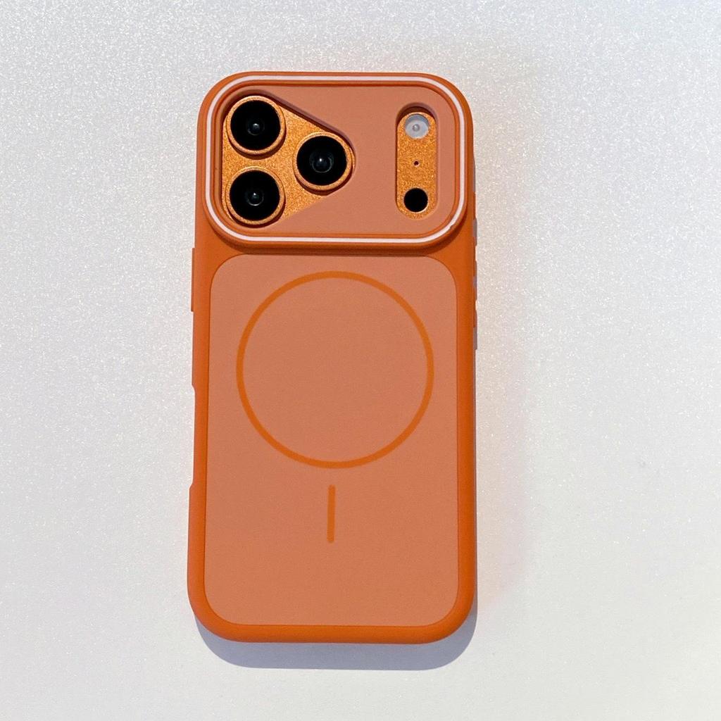 iPhone 17 Pro Max Color-block Lens Magsafe Магнитная Зарядка iPhone 16 Защитный Чехол