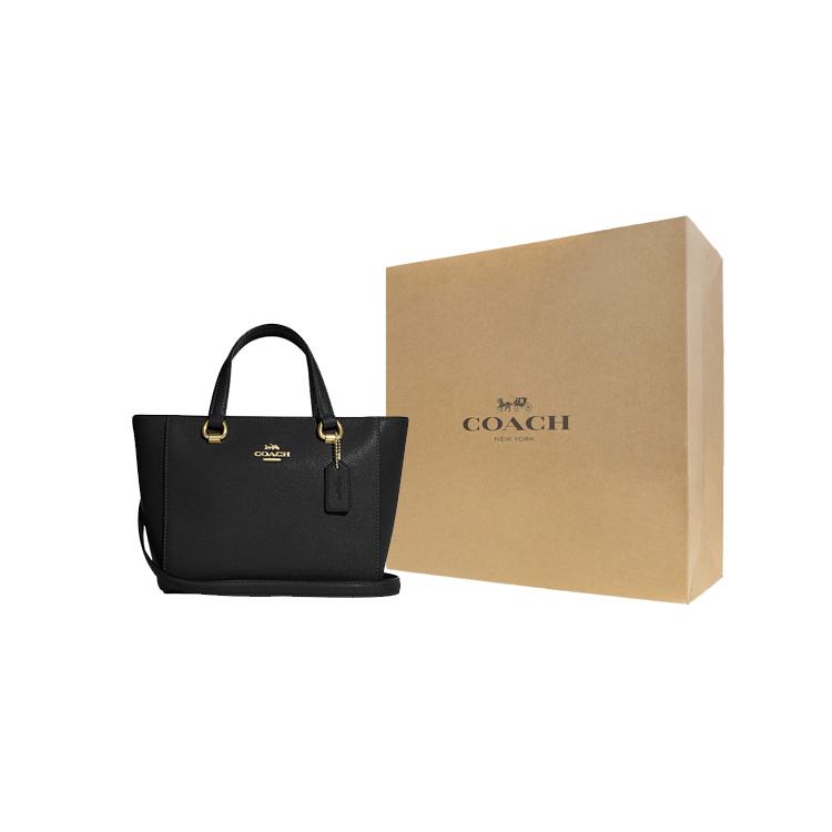 New COACH Alice Leather Handbag Shoulder Bag Crossbody Bag Small Size Women's Black CA224-IMBLK