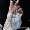 Colorful Five-Pointed Star Phone Chain High-End Butterfly Tassel Pendant New UV Bead Flower Ball Crystal Bead Keychain