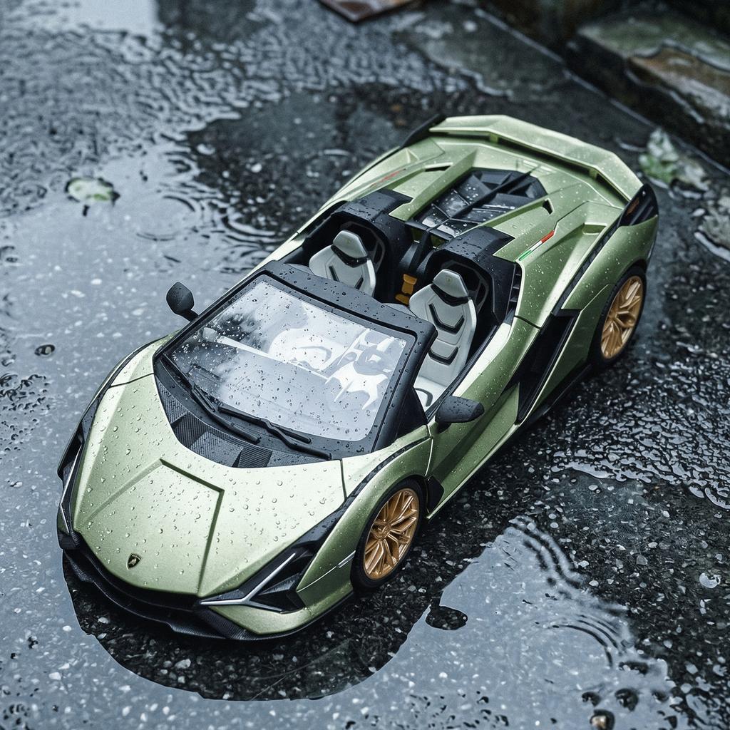 1:18 Lamborghini Sián Roadster Суперкар Металлический Литой Модель Автомобиля Домашние Модные Игрушки и Настольный Декоративный Элемент Подарки на День Рождения