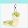 Eye-catching Jc24 New Year Snake Plush Keychain Colorful Snake Doll For Bags