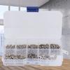 360pcs M2.5 Cross Stainless Steel Screw Bolt Nut Washer Assortment Set