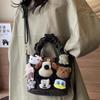 Высококлассная нишевая сумка женская осень-зима новая модная сумка-мессенджер милая мультяшная портативная сумка-ведро