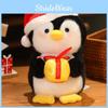 Claus Santa Christmas Snowman Penguin Sled Plush Doll Pendant Toy Children