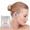Disposable Hairdressing Earmuffs Salon Clear Ear Cover Ear Protection Hair Dye Protect Cap Hair Color Styling Tool
