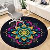 1pc Mandala Chair Carpet for Office, Soft Flannel Throw Mat, Perfect for Office, Holiday Party Decoration Choice yy260320144