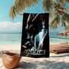 1PC Custom Name Dragon Moment Beach Towel Highly Absorbent And Sand-Resistant Towel for Swimming, Pool, Yoga, And Travel Lightweight