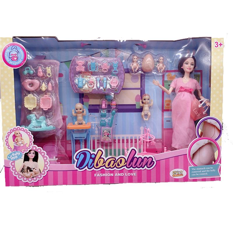 Ручная работа, Аксессуары для кукол, Куклы-младенцы, Беременная мама, Леди, Отец, Папа, Для девочки, Игра, Рождественский, Подарок на день рождения, Требуется сборка