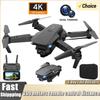 Профессиональный дрон E88 4K широкоугольный HD 1080P камера WiFi FPV высота удержания складной RC дрон квадрокоптер вертолет детские игрушки