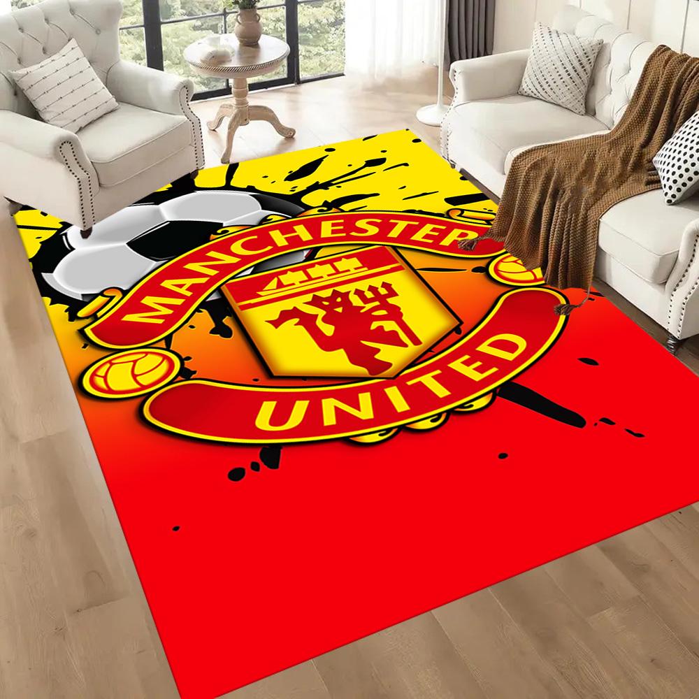 Ковры Manchester Fans Square — отличный выбор для гостиных, спален, домашнего декора и в качестве подарков.