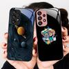 Множество Звездных Вселенных Для Samsung Galaxy S23 24 Plus S20 21 FE S25 Ultra A70 72 73 51 52 53 Закаленное Стекло Чехол для Телефона