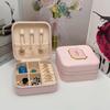Mini Jewelry Storage Box Bridesmaid Gift Ideas Travel Jewelry Case Initial Letter with Name Birthday Party Box Mother's Day Gift