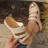 2025 New Roman Sandals for Women In Summer with A Thick Sponge Sole and Casual Open Toe Beach Sandals