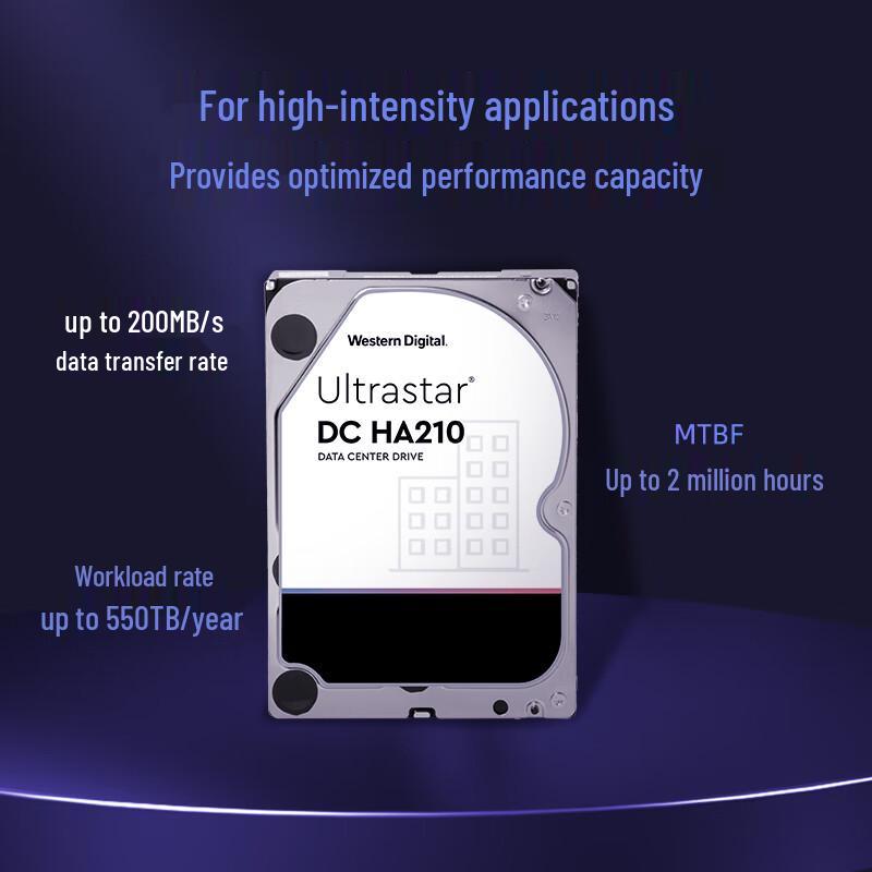 WD DCHA210 2TB Enterprise 3.5-inch SATA 7200 RPM Hard Drive