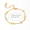 New Niche Bracelet Color Fashion Stainless Steel Bracelet Light Luxury High-end Cross Bracelet Jewelry Women