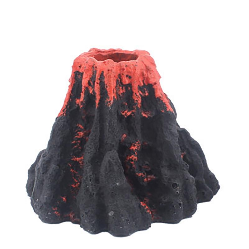 Искусственный вулкан, украшения, кислородный насос, воздушный барботер, каменный комплект, имитация аквариума, аквариума