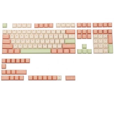 Счастливые Шарики Колпачки для Клавиш PBT Профиль Cherry Double Shot Колпачки MX Английская Раскладка Совместимы с ANSI Раскладкой Механическая Клавиатура MX Переключатель Розовый Ключ