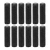 12PCS Electric Guitar Bridge Set Screws 3.1mm Metal High Hardness Rustproof Guitar Accessories for Maintenance Black