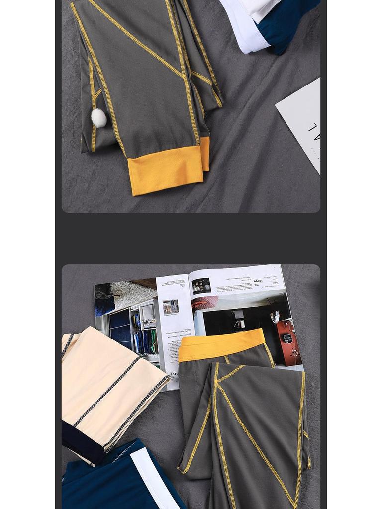 Мужские облегающие брюки из хлопка и шерсти — теплые и легкие брюки для осенне-зимних тенденций