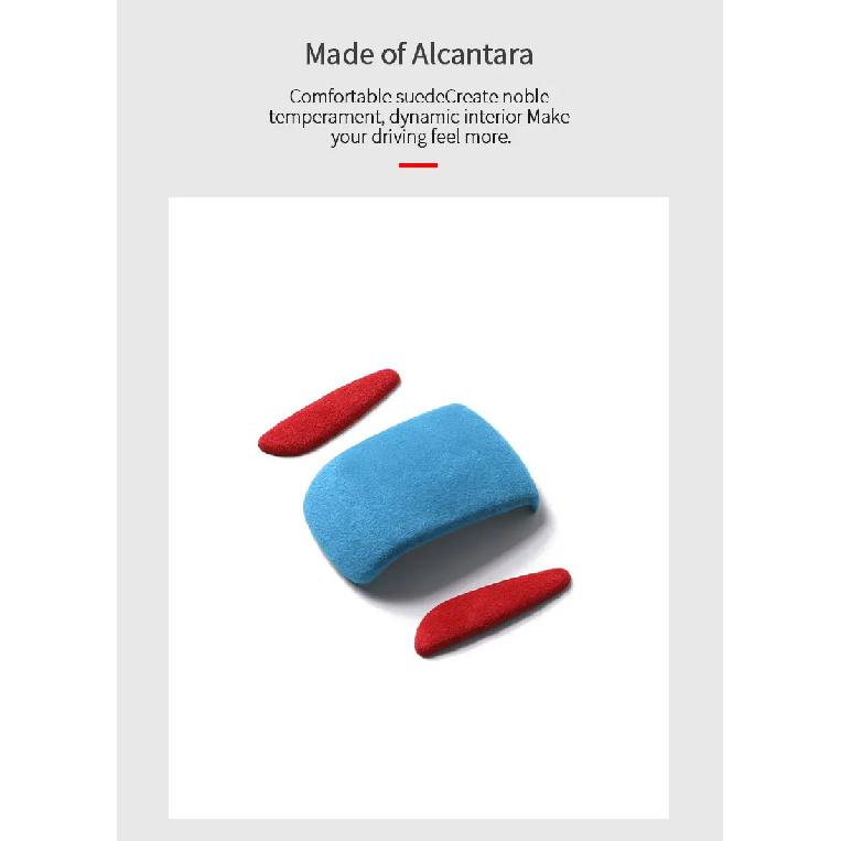 Made of Alcantara For Mercedes-Benz GLE W167 GLS X167 Gear Shift Knob Boot Cover Trim Stickers Car lnterior Tuning Accessories