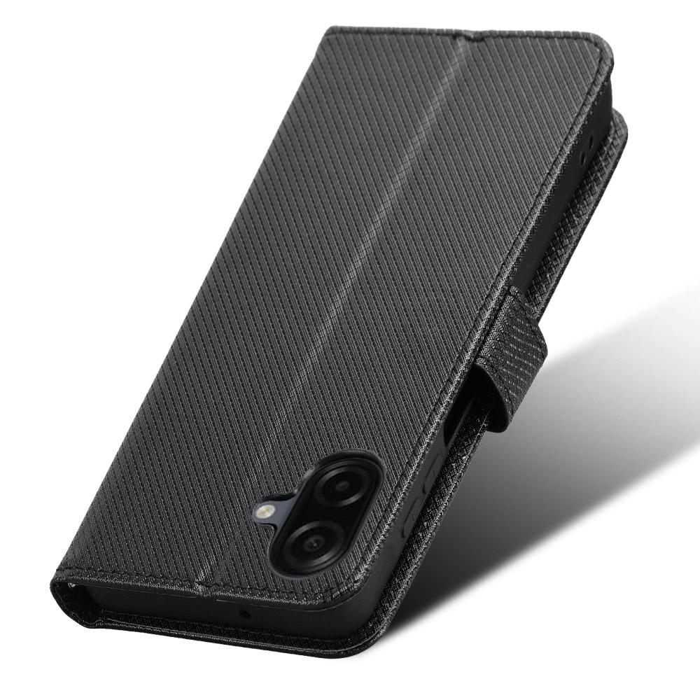 For Samsung Galaxy A07 4G Leather Wallet Case with Strap Diamond Texture Phone Cover