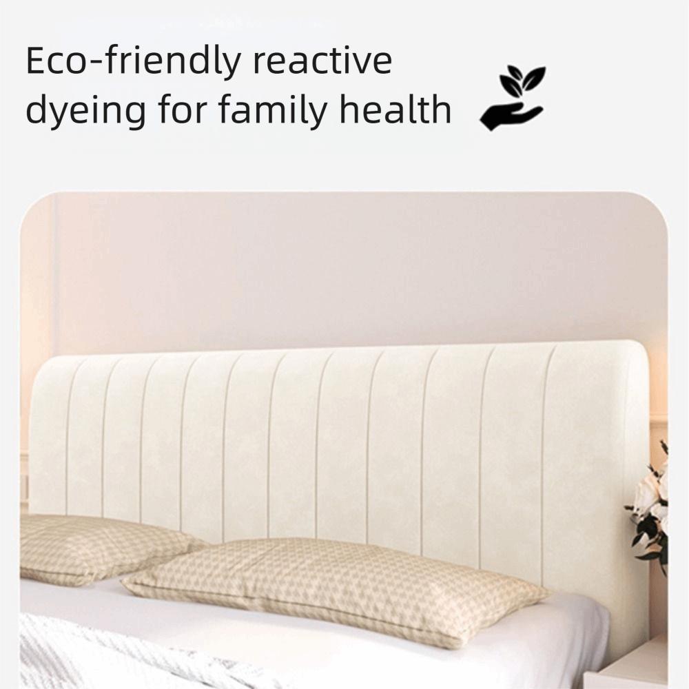 Простой стиль однотонное изголовье бархатная текстура моющийся чехол для изголовья чехол для изголовья дом