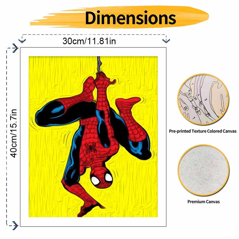Disney Oil Painting Painting Art SpiderMan Hobby Cultivating Gifts Home Decoration