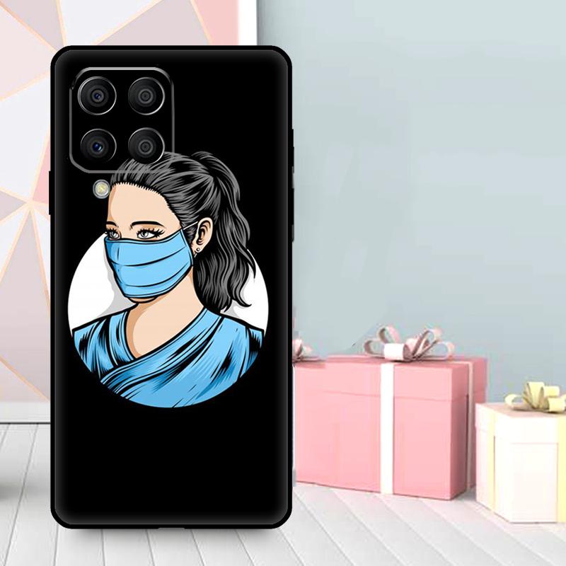 Мультяшный чехол для медицины, врача, медсестры для Samsung Galaxy M36 M12 M52 M06 M16 M56 M33 M15 M55 M31 M13 M14 M53 M32 M35 M34 M54