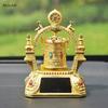 Creativity Zinc Alloy Car Interior Decoration Prayer Wheel Bless Peace Money Lucky Fortune Home Office Desktop Crafts Ornaments
