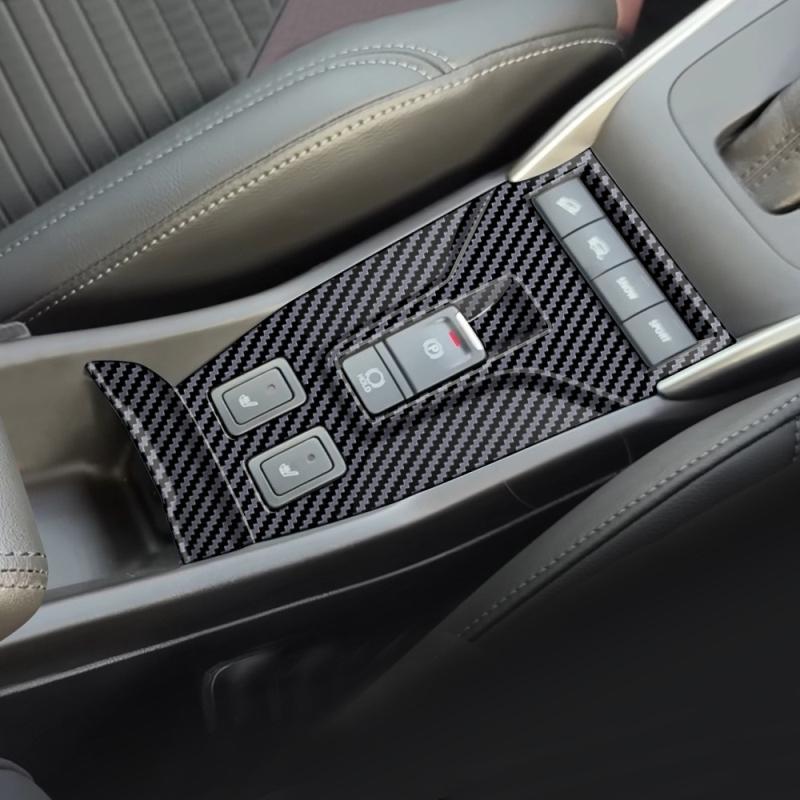 Для Suzuki Fronx WDB3S WEB3S 2025 2026 ABS черное углеродное волокно Панель центральной консоли селектора АКПП ручного тормоза Аксессуары для интерьера